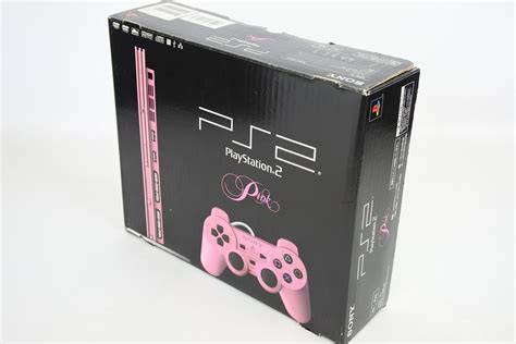 Ps2 Playstation 2 Slim Pink Console System Boxed 2388549 Scph 77000