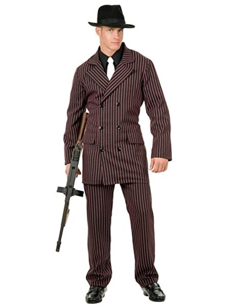 Adult Xxl 48 52 Roaring 20s Gangster Costume Double