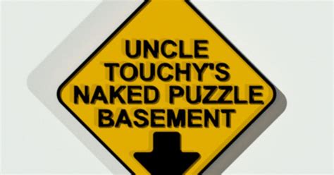 Uncle Touchy S Naked Puzzle Basement Sign Patton Oswalt By Becker Thorne Download Free STL