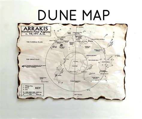 Arrakis Planet Map