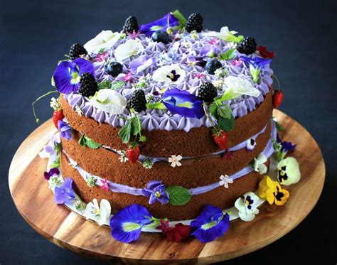 If you want blueberry flush making video pls comment. Triple Layer Blueberry Cake recipe by Valentina Cordero ...