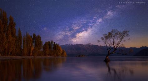 F A L L By Aaron Pryor The Dark World Lake Wanaka Milky Way