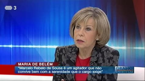 Maria De Belém Roseira Grande Entrevista Informação Entrevista E Debate Rtp