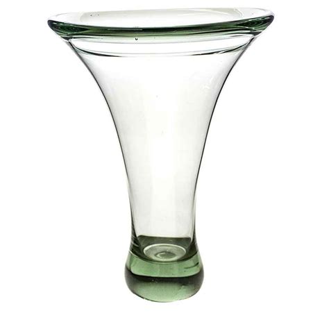 Extra large 'packet vase' in sterling silver. V-A Extra Large Vase - Ngwenya Glass