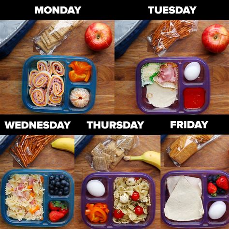 a week s worth of make ahead school lunches that aren t sandwiches recipes healthy school