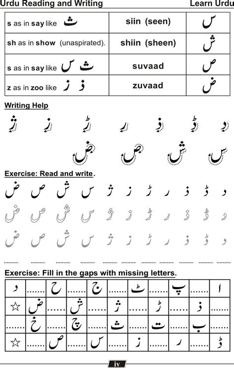 Urdu Letters Tracing Worksheets