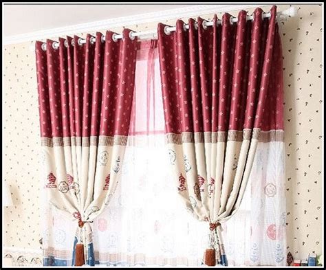 Red Polka Dot Curtain Tie Backs Curtains Home Design Ideas