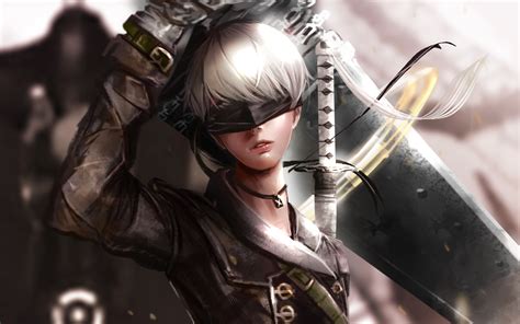 Video Game Nier Automata Hd Wallpaper By Omegarer