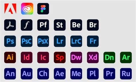 35 Adobe Product And App Icon Sets 2024 Update 365 Web Resources