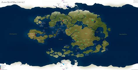 Map Of The Avatar World After The Legend Of Korra Rlegendofkorra