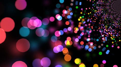 Colorful Round Light Bokeh Background 4k Hd Abstract Wallpapers Hd