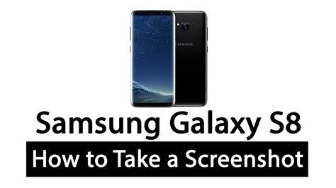 Samsung Galaxy S8 How To Screenshot Youtube