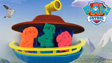 Nickelodeon Paw Patrol To The Rescue Dough Play Set Pup Molds Of