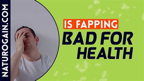 Is Fapping Bad For Health Does Masturbation Relieve Anxiety Youtube