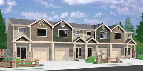 House Plans for Sale - FourPlex, 4 Plex, QuadPlex Plans ...
