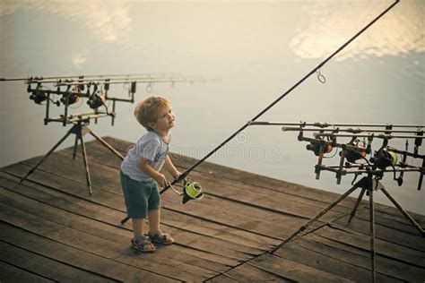 Fishing Angling Activity Adventure Sport Stock Image Image Of