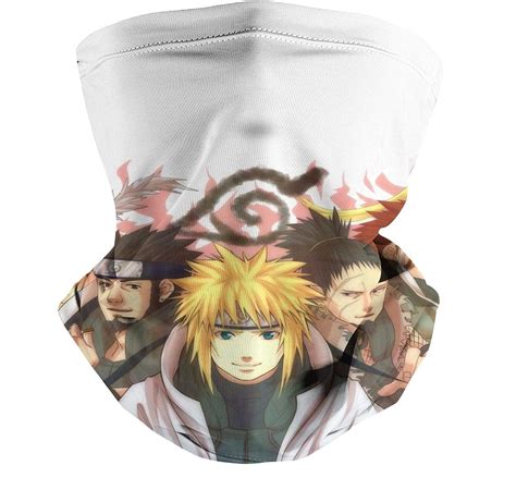 Uchiha Sasuke Naruto Class Vii Multifunctional Neck Gaiter Face Mask