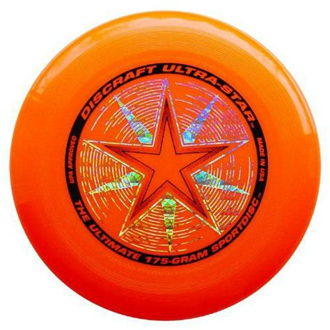 Discraft Ultra Star 175g Ultimate Frisbee Disc Orange