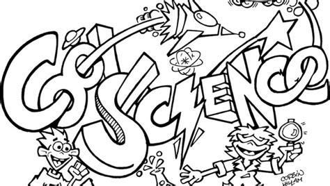 Science Beaker Coloring Pages At Free