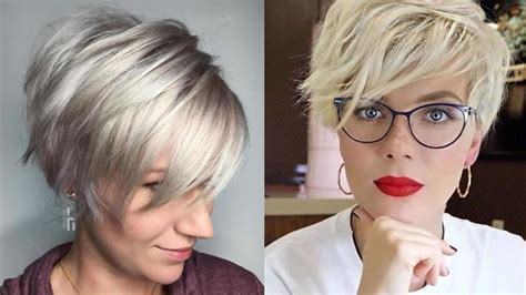 Hairstyles on the side of senior women 2021 trends (35 kodachromes + videos). 22 Amazing Pixie hairstyles - Short haircuts - Short bob ...
