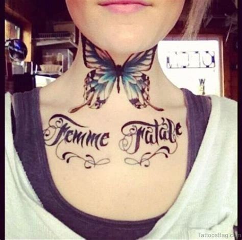 Demi lovato is evolving, and she has the ink. 32 Best Butterfly Neck Tattoo Designs