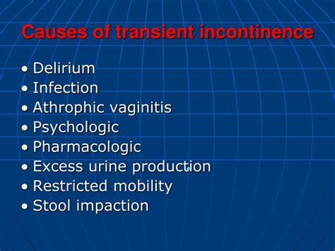 Ppt Urinary Incontinence Powerpoint Presentation Free Download Id9193087