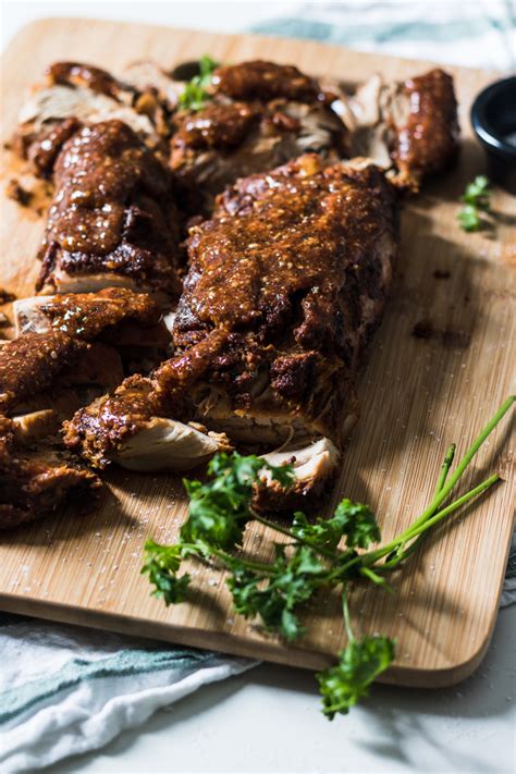 I believe people can thrive on different macro ratios, as long as micronutrient and calorie needs are met. Slow Cooker BBQ Parmesan Pork Loin - We're Parents