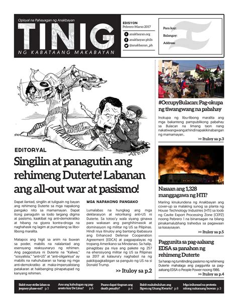 Editoryal Halimbawa Philippin News Collections