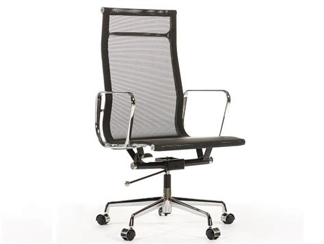 Eames Office Chair High Mesh Black 01 