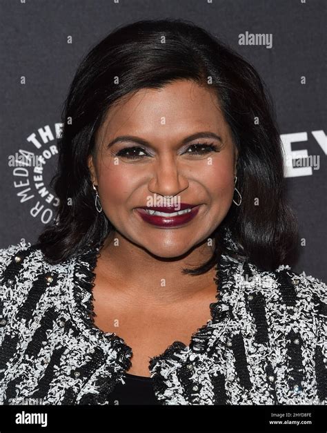 Mindy Kaling Attending Hulus The Mindy Project Paleyfest Fall Preview Held At The Paley