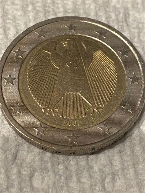 Rare 2002 G Allemand 2 Euro Pièce De Collection Etsy