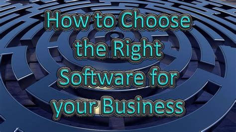 How To Choose The Right Software For Your Business Kr5 Consulting