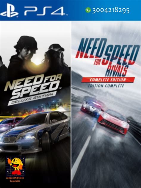 Nfs Deluxe Y Rivals Dos Juegos De Need For Speed En Combo