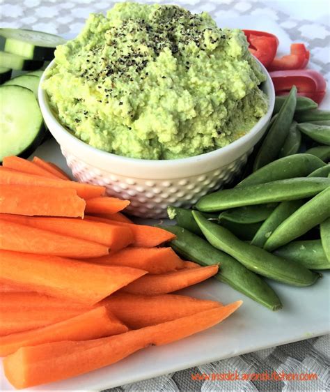 High Protein Edamame Hummus | Inside Karen's Kitchen