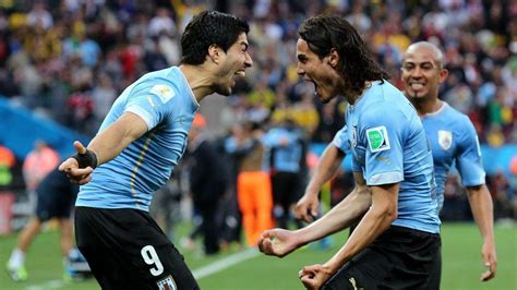 Edinson cavani of uruguay celebrates after scoring his team's first goal during the 2018 fifa world cup russia round of 16 match between uruguay and portugal at fisht stadium on june 30, 2018 in. Cavani to Outscore Suarez for Uruguay in World Cup - SBO ...