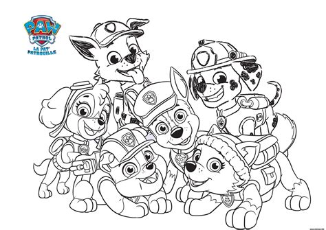 Ici, vous pouvez imprimer des pages de coloriage gratuites de paw patrol et faire plaisir à. Coloriage sourire des personnages de pat patrouille min - JeColorie.com