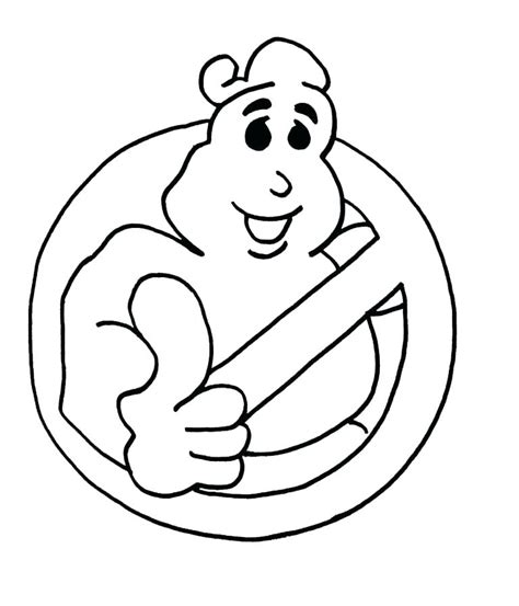 Ghostbusters Logo Coloring Page at GetColorings.com | Free printable