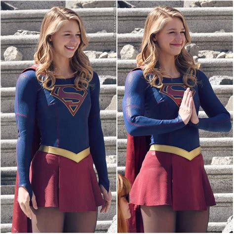 Heres More Pictures Of Melissa Being Cute To Bless Your Timeline Supergirl