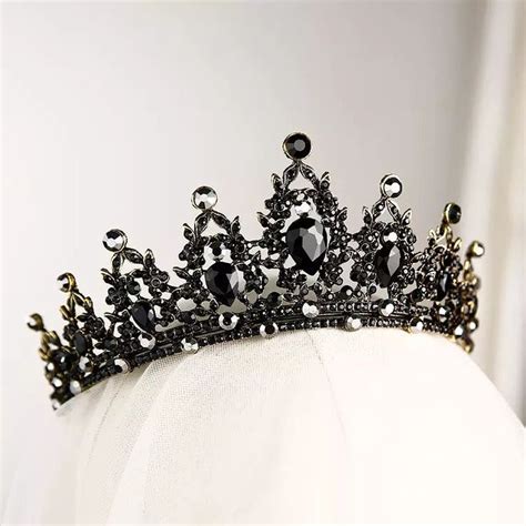 Pin On Black Crown Tiara