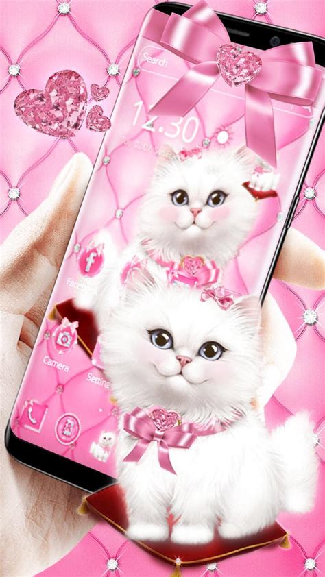 Pink Kitten Wallpaper Cute Cat Images Petswall