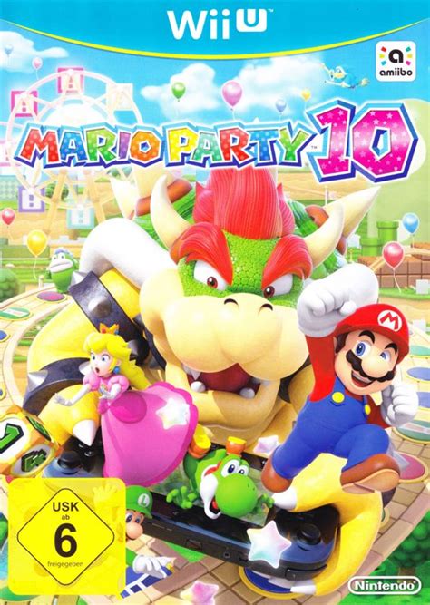 Mario Party 10 2015 Wii U Box Cover Art Mobygames