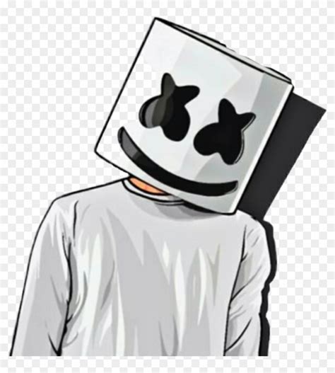 Marshmello Sticker Marshmello Drawing HD Png Download X PngFind