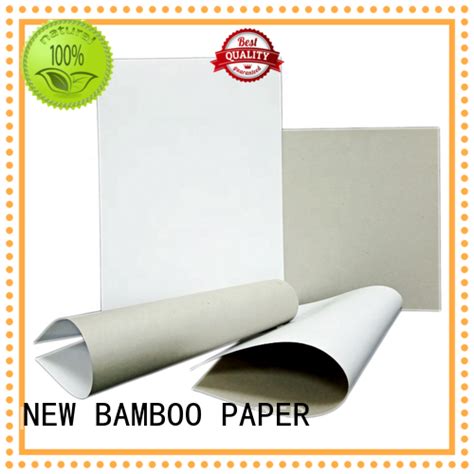 New Arrival Duplex Cardboard Board For Crafts New Bamboo Paper