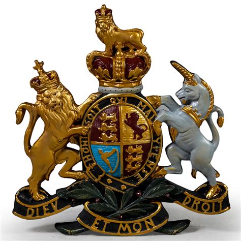 Large Coloured Coat Of Arms Wall Plaque Home Accessories Online