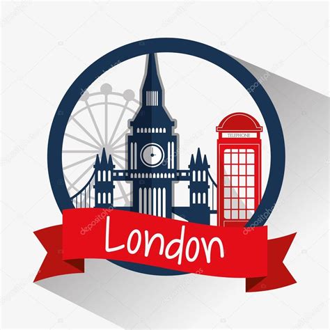 London Landmarks Design Stock Vector By ©jemastock 92353764