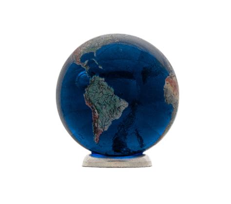 Blue Earth Marble With Natural Earth Continents Shasta Visions Stem Toys Natural Earth