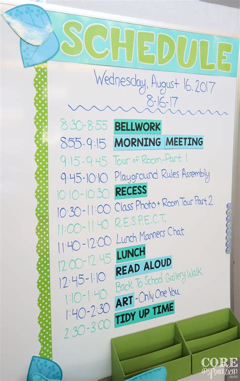 How To Create A Simple Schedule Your Students Will Love