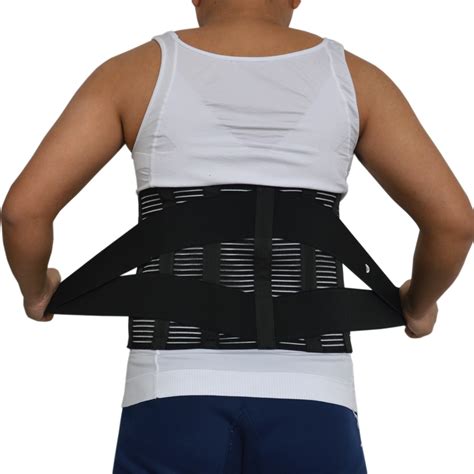 Summer Breathable Lumbar Lower Back Support Belt Adjustable Double Pull