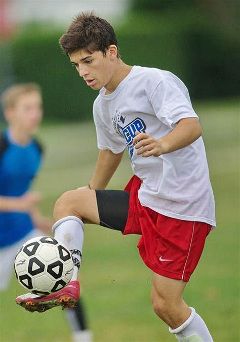 OMGGG!! he plays soccerr...so do i! OMG we are so meant to be TOGETHER