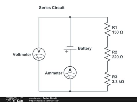 Using ohm's law in series circuits. Series Circuit - CircuitLab